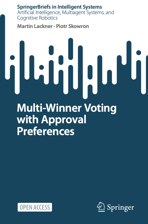 Book cover of 'Multi-Winner Voting with Approval Preferences'