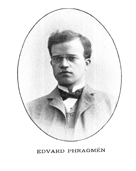 Portrait of Lars Edvard Phragmén