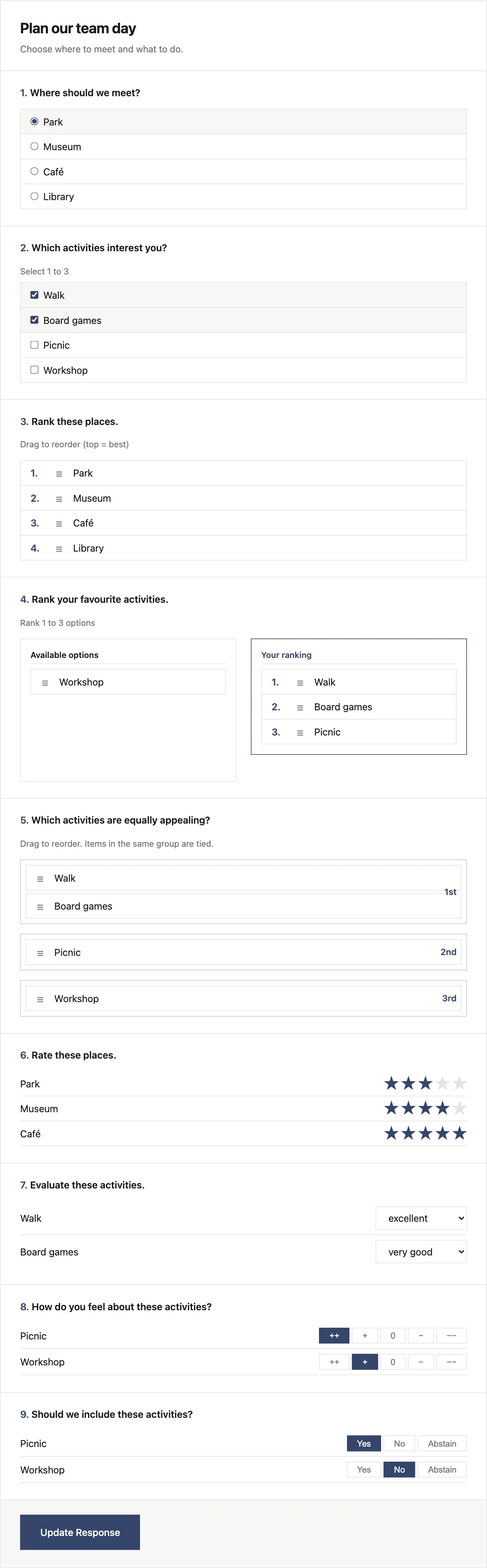 Poll Interface